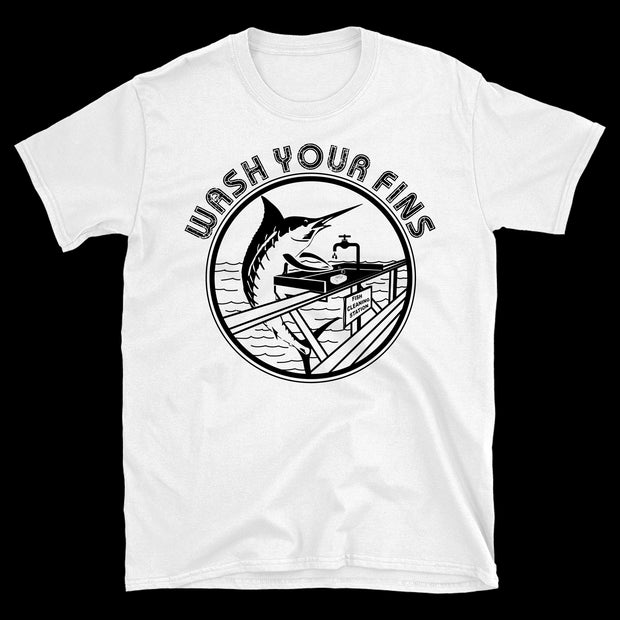 Wash Your Fins - Adult Tee - PRE-ORDER ONLY